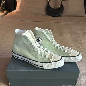 Mint high top converse 🍈🍏👟